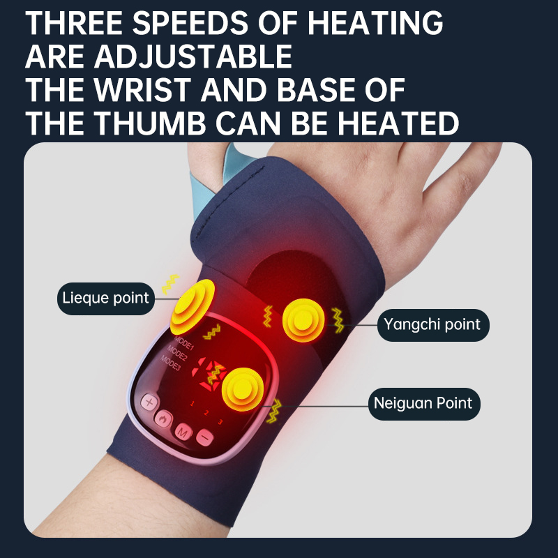 EMS Smart Tendon Sheath Hand Heating Wristband with Hot Compress and Massage Function - Image 4