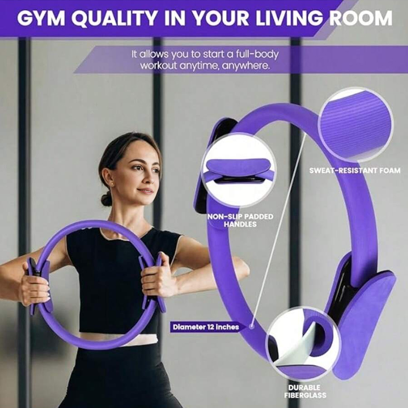 13 - Piece Pilates Kit for Home Workouts: Pilates Ring, Ball, Resistance Bands & More - Ideal for Home Pilates - Image 5