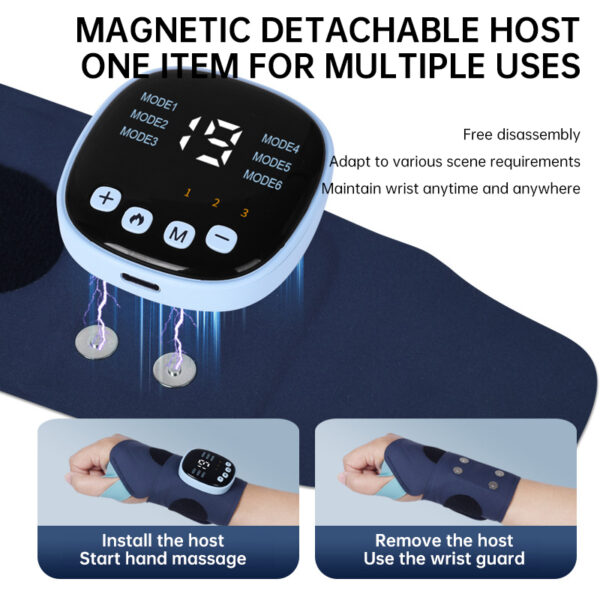 EMS Smart Tendon Sheath Hand Heating Wristband with Hot Compress and Massage Function - Image 2