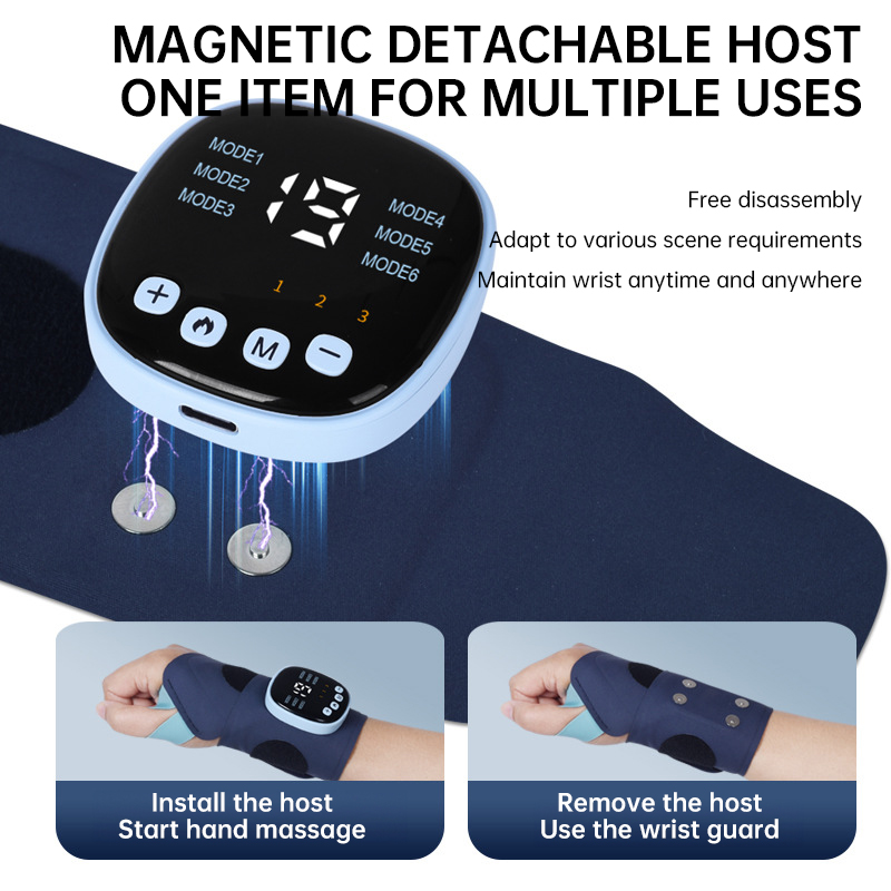 EMS Smart Tendon Sheath Hand Heating Wristband with Hot Compress and Massage Function - Image 2