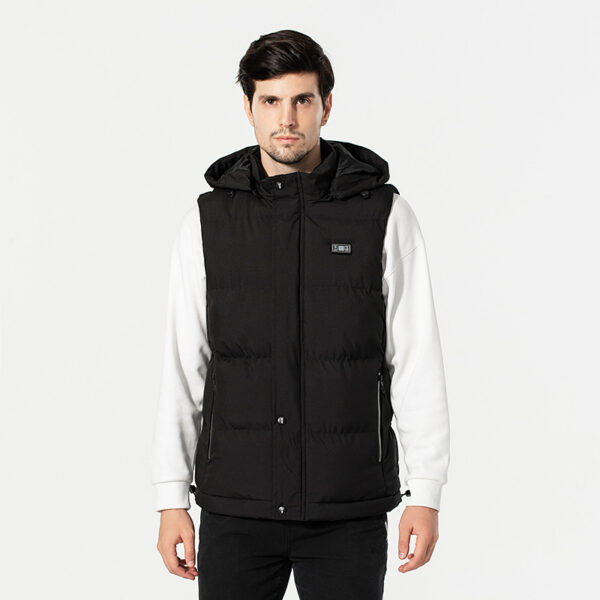 Display screen temperature heating vest, smart heating vest, male USB electric heating vest - Image 2