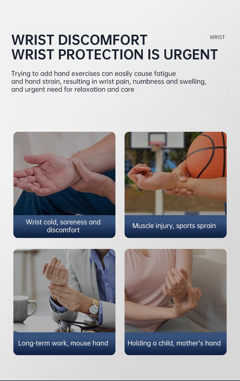 EMS Smart Tendon Sheath Hand Heating Wristband with Hot Compress and Massage Function - Image 19