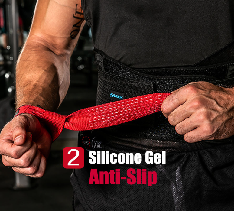 Assist with silicone anti slip grip hard pull wrist guard wrapped resistance band wrist adjustment pull up - Image 3