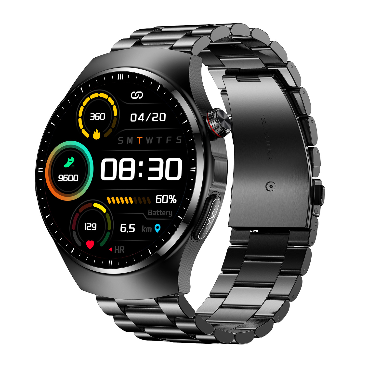 Smart Watch TK25 Bluetooth Call Blood Glucose Uric Acid Blood Lipids Electrocardiogram Body Fat Heart Rate Blood Oxygen Blood Pressure - Image 2