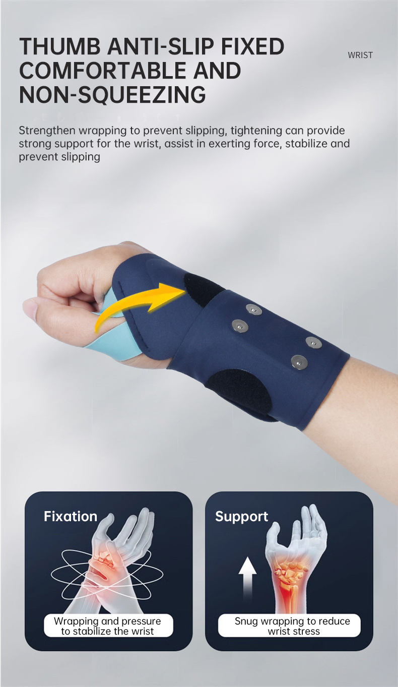 EMS Smart Tendon Sheath Hand Heating Wristband with Hot Compress and Massage Function - Image 12