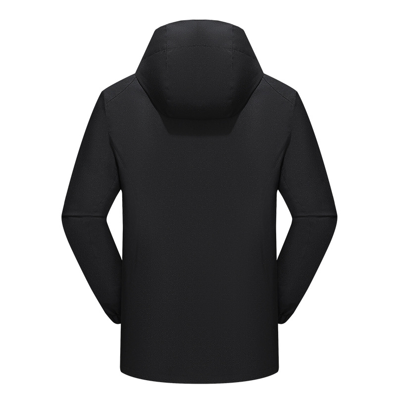 Men's heating suit USB smart electric heating suit, mid to long length sports outdoor three in one assault suit - Image 3