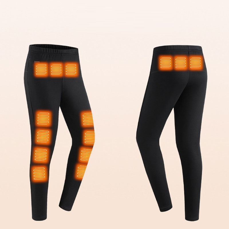 Heating Underwear Set USB Smart DC Dual Connector Heating Underwear Warm and Cold proof Constant Temperature with Thick Velvet - Image 3