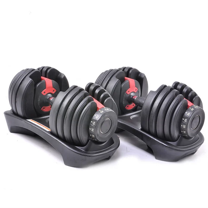 Adjustable Dumbbell Set23.5KG/32.5KG/41.5KG/52LB/72LB/92LB Premium Smart Quick Lock Variable Dumbbell - Image 3